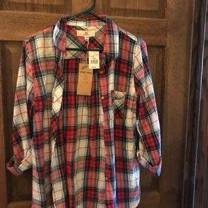 NWT! Flannel by thread supply size Large